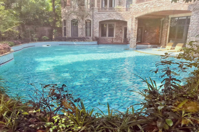 常青藤209栋 室外土建泳池