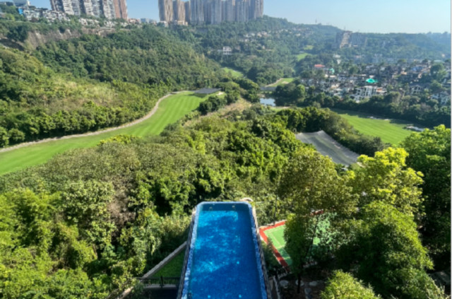 保利高尔夫 室外土建泳池