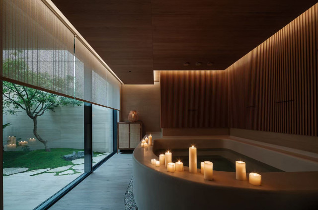 悦水岸 室内土建泡池